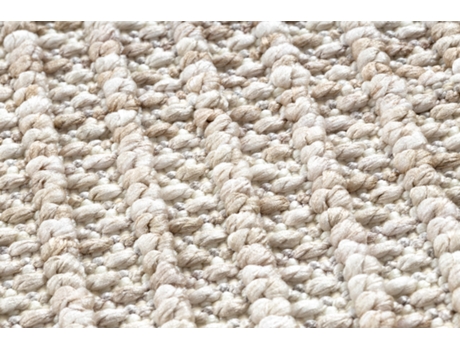 Alfombra DYWANY LUSZCZOW NANO FH72A Melange bucle tejido plano beige