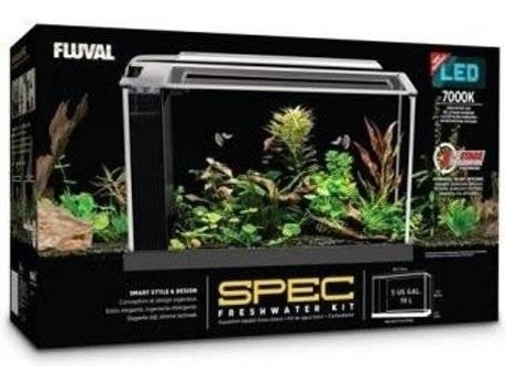 Acuario para Peces FLUVAL (Negro - 52x29.5x19cm - 21.1L)