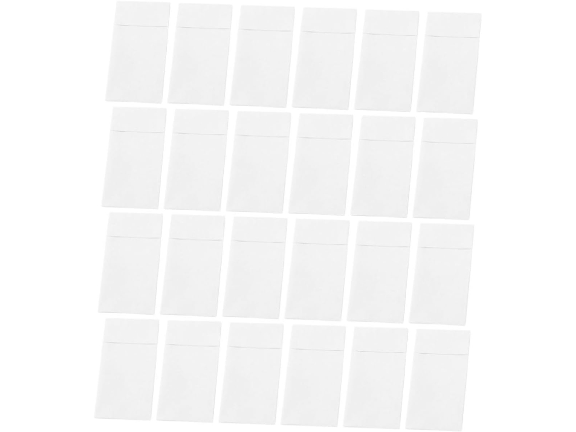 50 Servilletas de Papel Blancas 40x40cm con Bolsillo Ideales para Bodas y Fiestas Gokoco