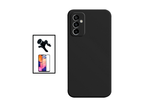 Kit De Película De Vidrio Templado De Cubierta Completa 5D Soporte Magnético De Coche Reforzado Con Silicona Líquida Para Samsung Galaxy M23 5G - N...