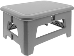 Inodoro portátil plegable para camping, asiento resistente e impermeable, taburete compacto, ideal para el coche y actividades al aire libre.