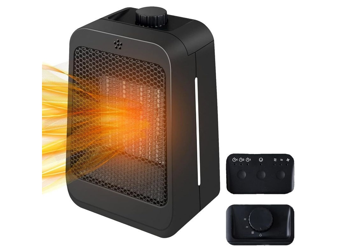 Calefactor De Aire Cerámico Ptc De 1200 W Con 3 Modos, Control Táctil, Protección Contra Caídas Y Eficiencia Energética.