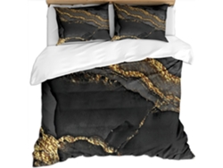 Juego Ropa Cama Piezas Funda Nórdica Microfibra Estampado Almohada Funda 140x200cm 140 X 200 Cm 65
