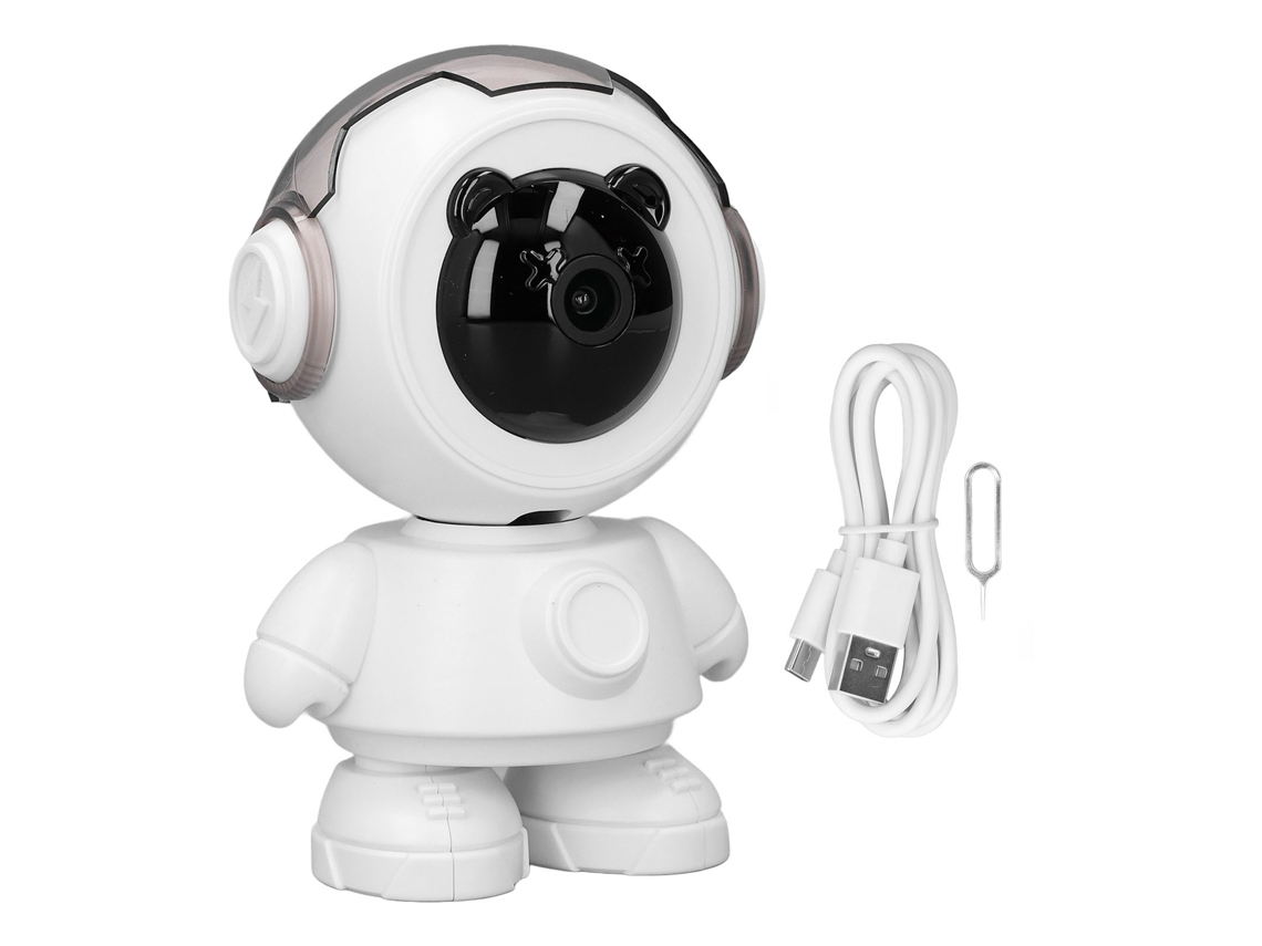 Cámara De Seguridad Inalámbrica 1080p Con Seguimiento Automático, Visión Nocturna Y Control Mediante Aplicación.