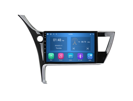 Autoradio 4GB RAM64GB ROM ROVERONE para Toyota Corolla 2017 2018 CarPlay Android Coche Radio Bluetooth Navegación