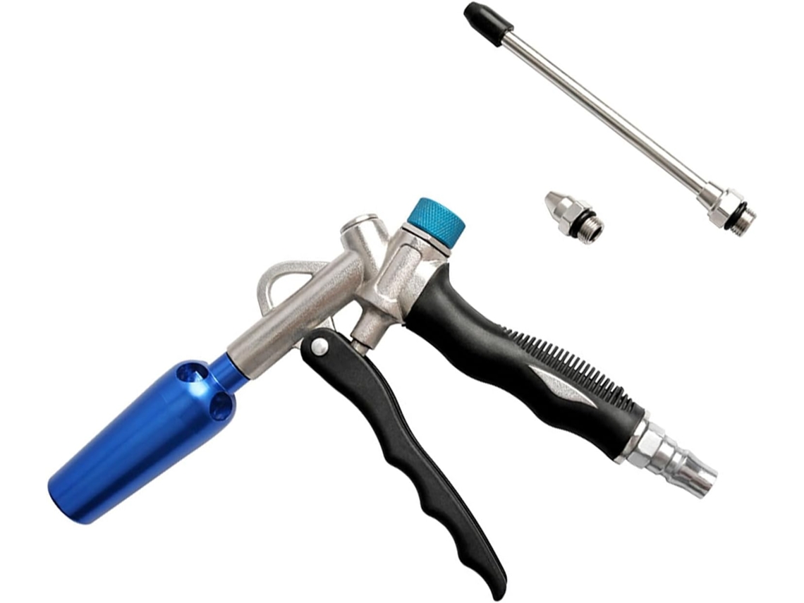 Pistolas De Soplado Ergonómicas De Acero Con Flujo Aire Ajustable Para La Limpieza...