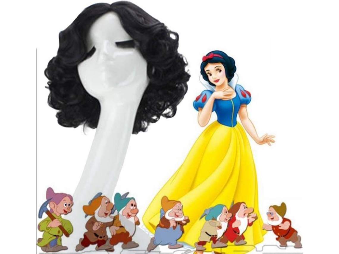 Peluca Blancanieves Rizado