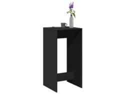 Mesa de bar  Mesa alta 51x50x103.5 cm Derivados de madera Negro Wsd821269 Lovely Home