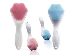 Juego De 4 Cepillos Faciales De Silicona Suave Con Mango De Fácil Agarre, Cepillos De Limpieza Manuales.