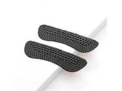 Rebe-2 Pares De Sujeciones Para Tacones Altos, Calcomanías De Silicona Antideslizantes Para Zapatos Sueltos, Evitan Fricción Y Ampollas Xs Negro