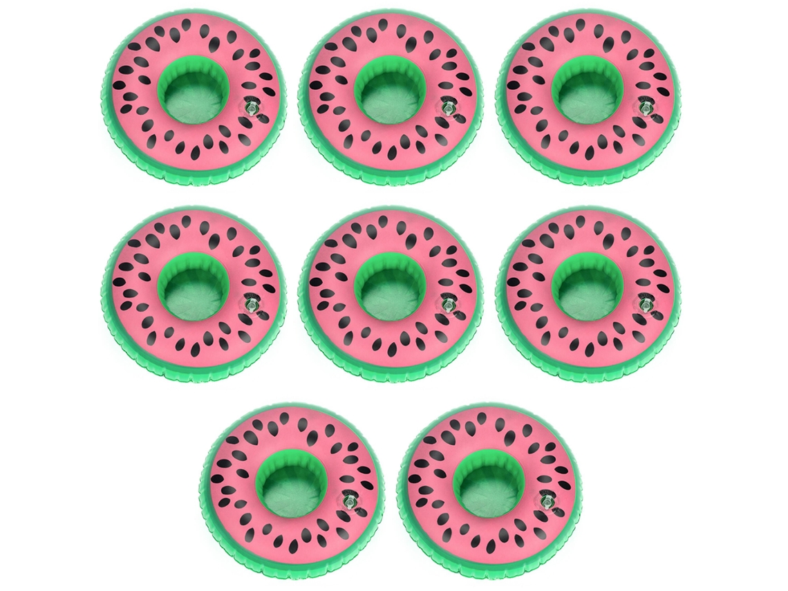 Portavasos flotantes inflables Anillos de bebida para fiestas en la piscina