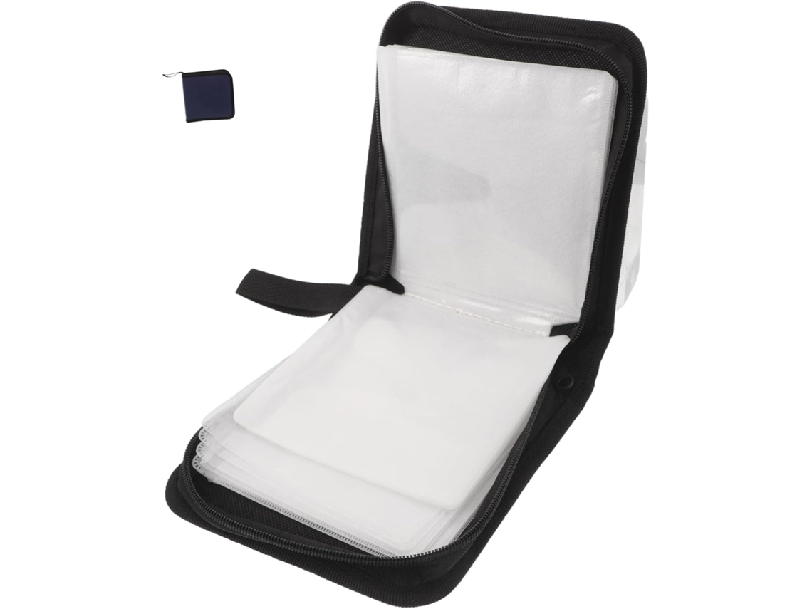 Contenedor, Bolsa De Almacenamiento De Cd Y Dvd Estuche De Almacenamiento De Cd Y Dvd Capacidad Estuche De Viaje Portátil Para