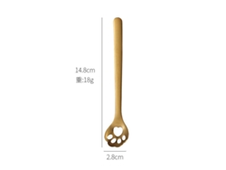 2026da-cuchara De Garra De Gato 8 Piezas Acero Inoxidable 18/10 5.9 Pulgadas Dorada Para Café Postres Helado