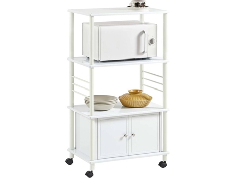 Carrito de Cocina SOBUY FRG12-W (Madera y Metal - 60×40×110 cm)