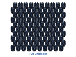 (100 Piezas) Almohadillas De Electrodos Tens Con Gel Conductor Estimulador Muscular De Pulso Terapéutico Compex