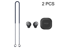 auriculares Bluetooth con cable y almohadillas de silicona antideslizantes para Samsung Galaxy Buds Pro, color negro
