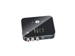 Receptor inalámbrico multifuncional Bluetooth NFC ELORY con entrada auxiliar de 3,5 mm a adaptador de audio 2RCA