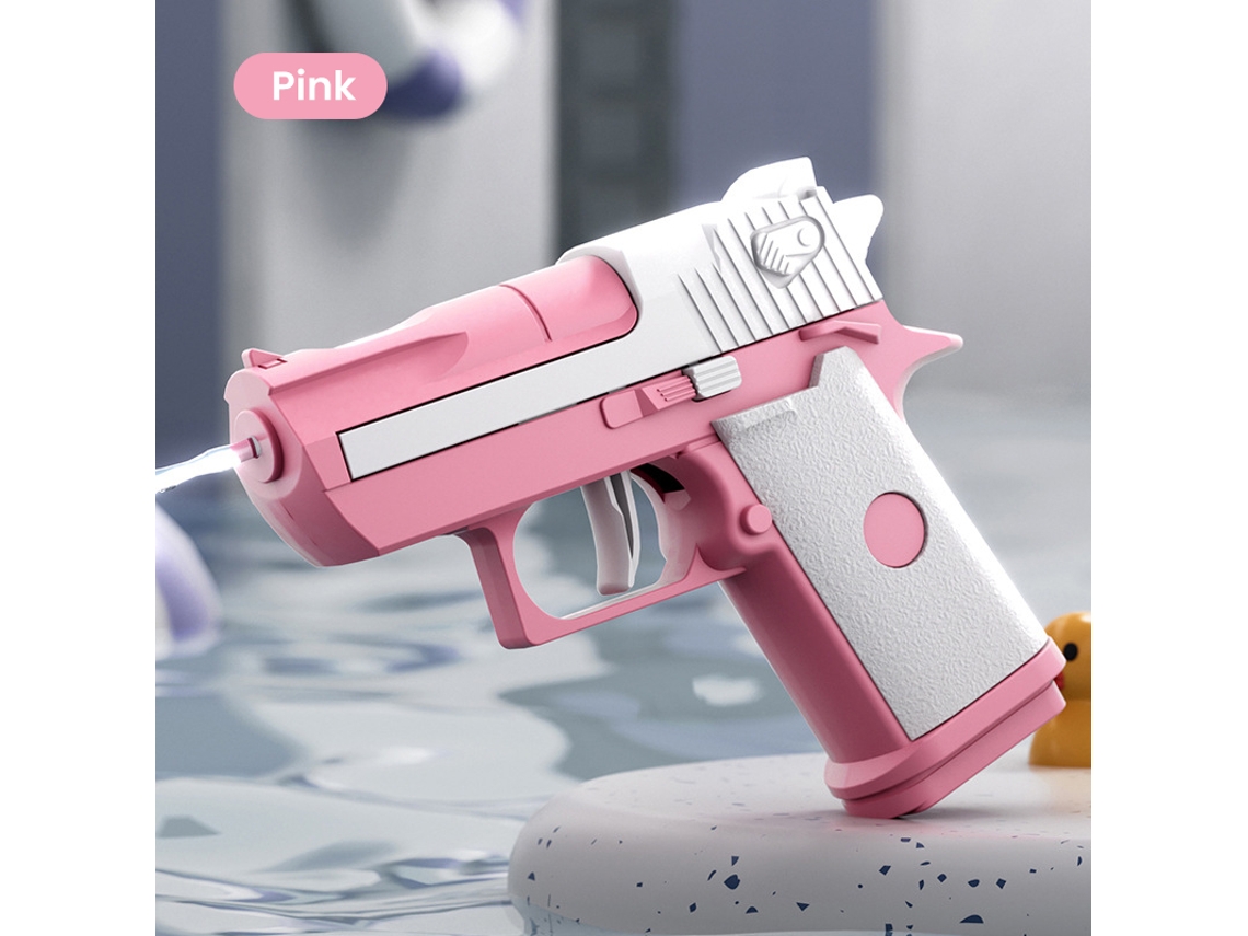 Mini Pistola De Agua De Verano (rosa) - No Eléctrica - Para Exteriores Y Playa - Para Niños Y Niñas