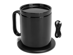 Base De Carga Inalámbrica 2 En 1, Calentador De Tazas De Café Impermeable Con Calefacción A 55℃