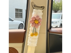 Protectores De Cinturones De Seguridad Con Estampado De Pequeñas Flores, 2 Piezas