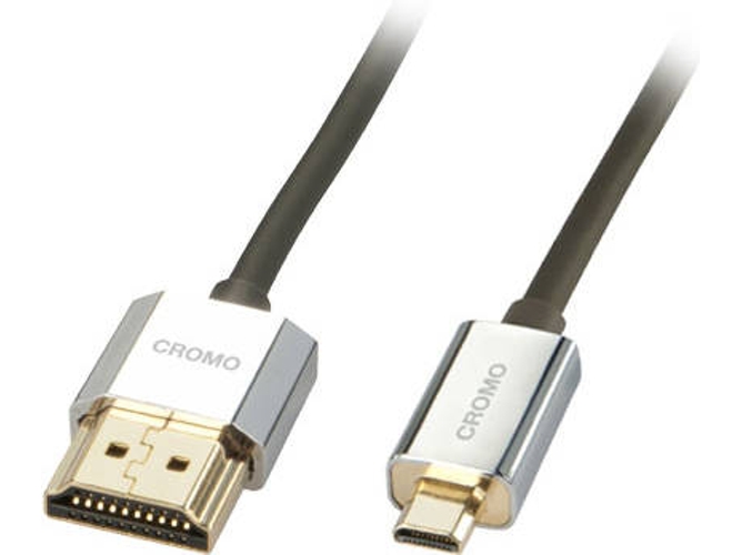 Cable HDMI LINDY (Micro HDMI D - 50 cm - Negro)