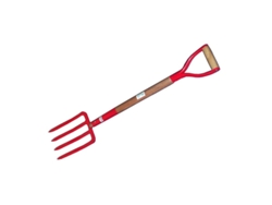Pluvia jardin horca cavar 4 puas m-madera anilla f104y