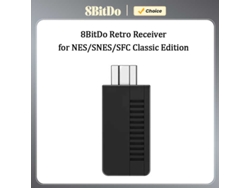 Adaptador Bluetooth para consolas clásicas Mini NES, SNES y SFC. Receptor portátil ideal para accesorios de juegos retro. Aeuzwr