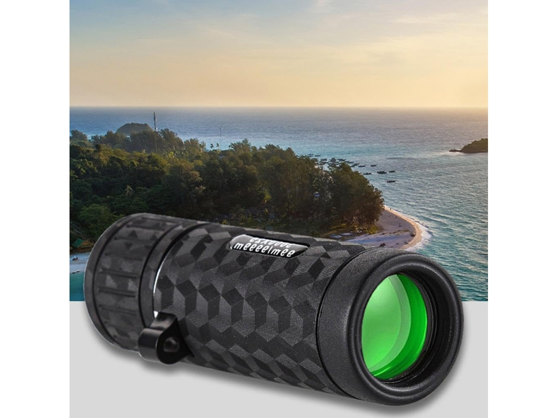Telescopio monocular Chronus 30x50 para adultos, alta potencia, con trípode y adaptador para smartphone, HD (negro)