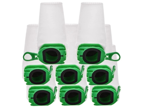 Pacote com 8 sacos de vácuo para peças de vácuo vorwerk kobold vb100 vb 100 fp100