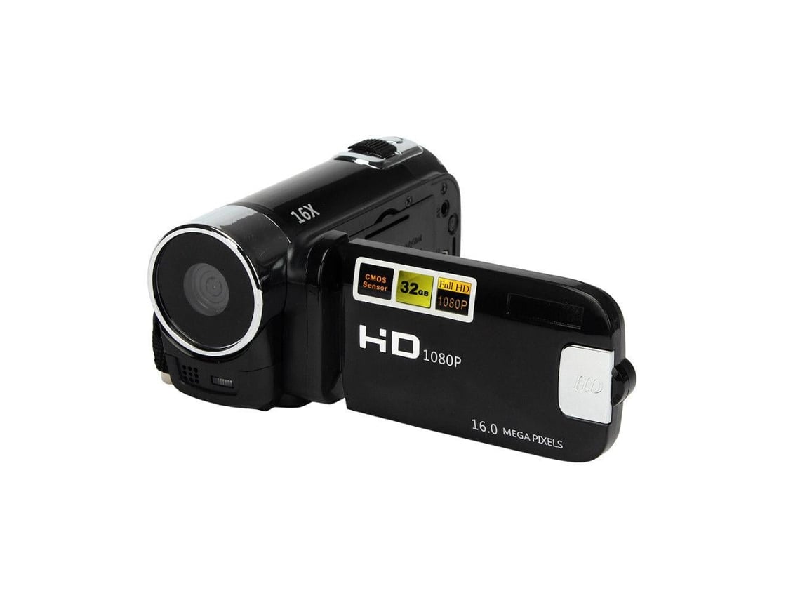 SZSMART Videocámara Digital Profesional 16Mp Abs FHD Alta Definición Dv (Negro)