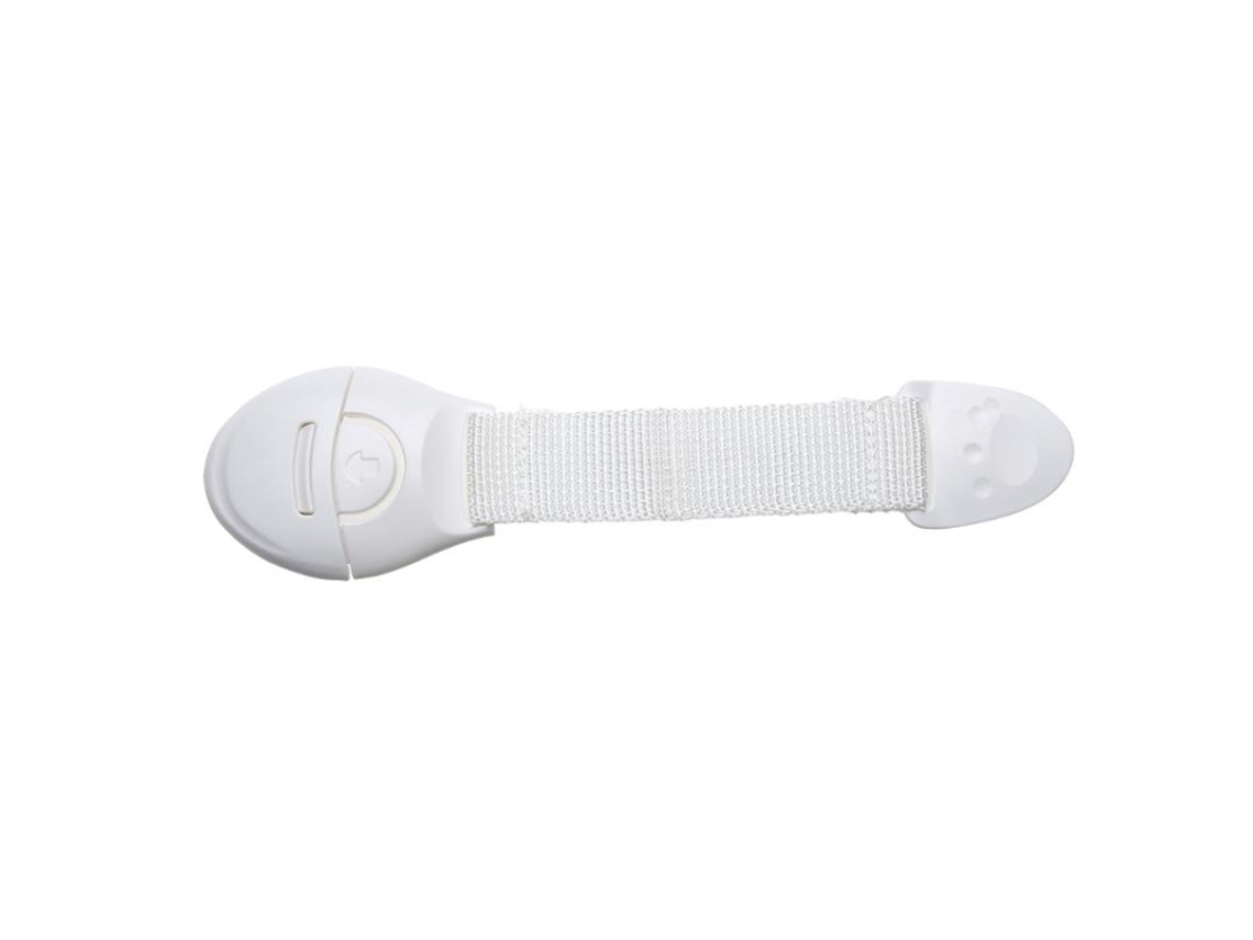 Cerradura de seguridad invisible para cajones y armarios - Blanca