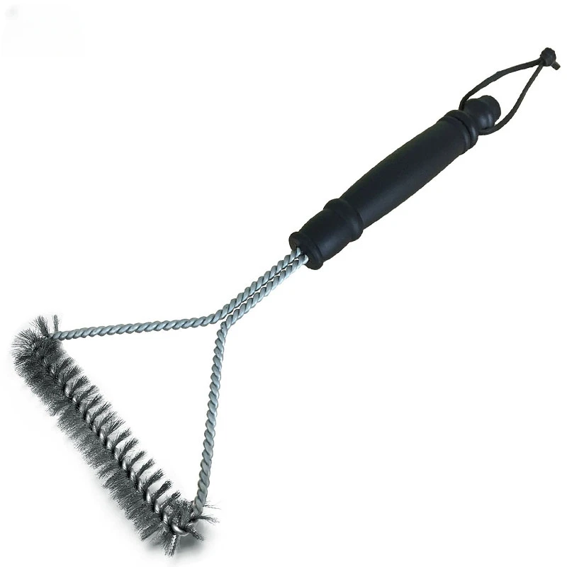 Cepillo De Limpieza Para Barbacoa 3 En 1 (pequeño), Herramienta Para Barbacoa Con Cerdas De Acero Inoxidable