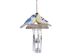 Campanillas De Viento Decorativas Rústicas Con Diseño De Pájaros Para Jardín, Patio, Balcón, Hogar, Regalo De Navidad