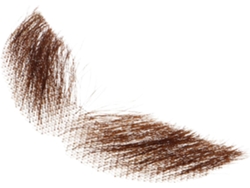Barba Postiza Marrón Hecha De Cabello Humano, Bigote Realista, Cómoda De Llevar, Para Maquillaje.