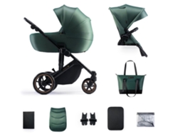 Carrito de Bebé 2 en 1 PRIME 2 hasta 22 Kg Dark Green KINDERKRAFT