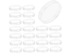 200 Cajas De Almacenamiento Transparentes Con Tapas Protectoras De Plástico.