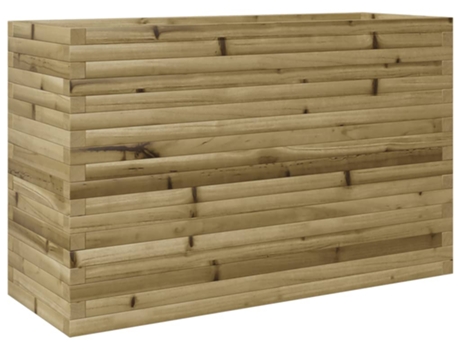 Jardinera VIDAXL Marrón Madera (110x40x68.5 cm)