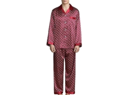 2026-conjunto De Pijamas De Seda Para Hombre Manga Larga De Alta Calidad