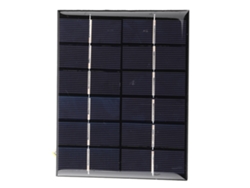 Mini panel solar policristalino 2026 de 6 V y 2 W, portátil para exteriores, cargador de batería DIY