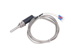Sensor De Temperatura Impermeable Pt100 Termistor Sonda Con Cable Blindado Wzpt‑10