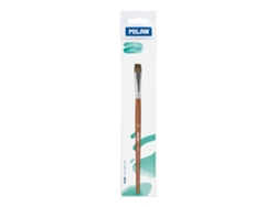 Pincel Escolar Plano Polybagr S Serie 121 Não. 12 Castanhomilan