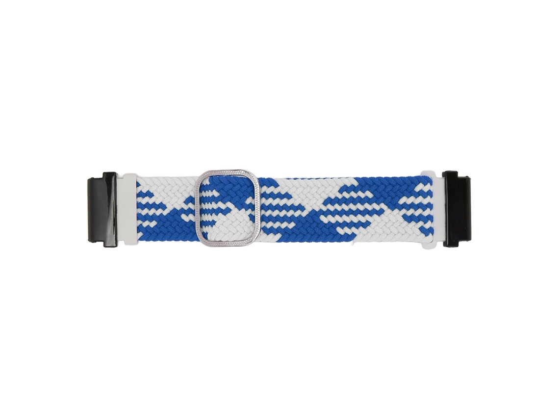 Correa de nailon ajustable de repuesto para reloj T Rex 2 Ultra Azul Blanco