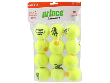 Bolsa de 12 pelotas de tenis Prince Play & Stay - stage 2