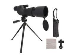 Telescopio De Observación 25-75x60 Con Trípode, Bolsa Y Adaptador Para Smartphone - 45 Grados