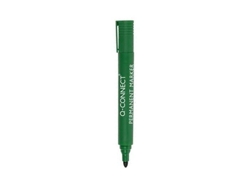Marcador permanente Q-Connect verde punta redonda 3,0 mm