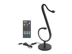 Luz Rgb Con Forma De Nota Musical, Control Remoto Y Aplicación Para Decoración De Fiestas, Mesas Y Paredes.