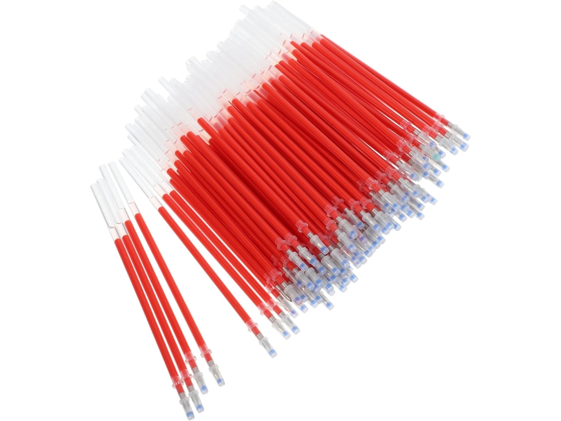 Recambios De Bolígrafo De Gel Rojo, 300 Unidades. Recambios De Bolígrafo De Tinta Roja.