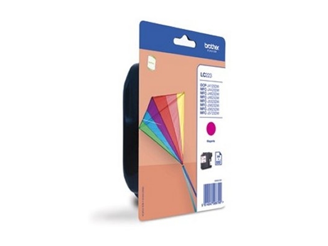 Cartucho de tinta Original BROTHER LC223MBP Magenta 550 páginas