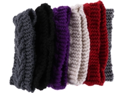 Diademas De Punto De 6 Piezas: Accesorios Cálidos Y Cómodos Para Lavarse La Cara, Hacer Ejercicio Y Realizar Actividades.