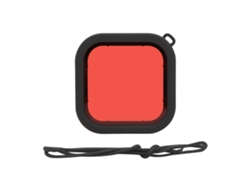 NEVEANCE Filtro de Lente ABS para Buceo con Cuerda para Carcasa Impermeable de Cámara de Acción GoPro 8